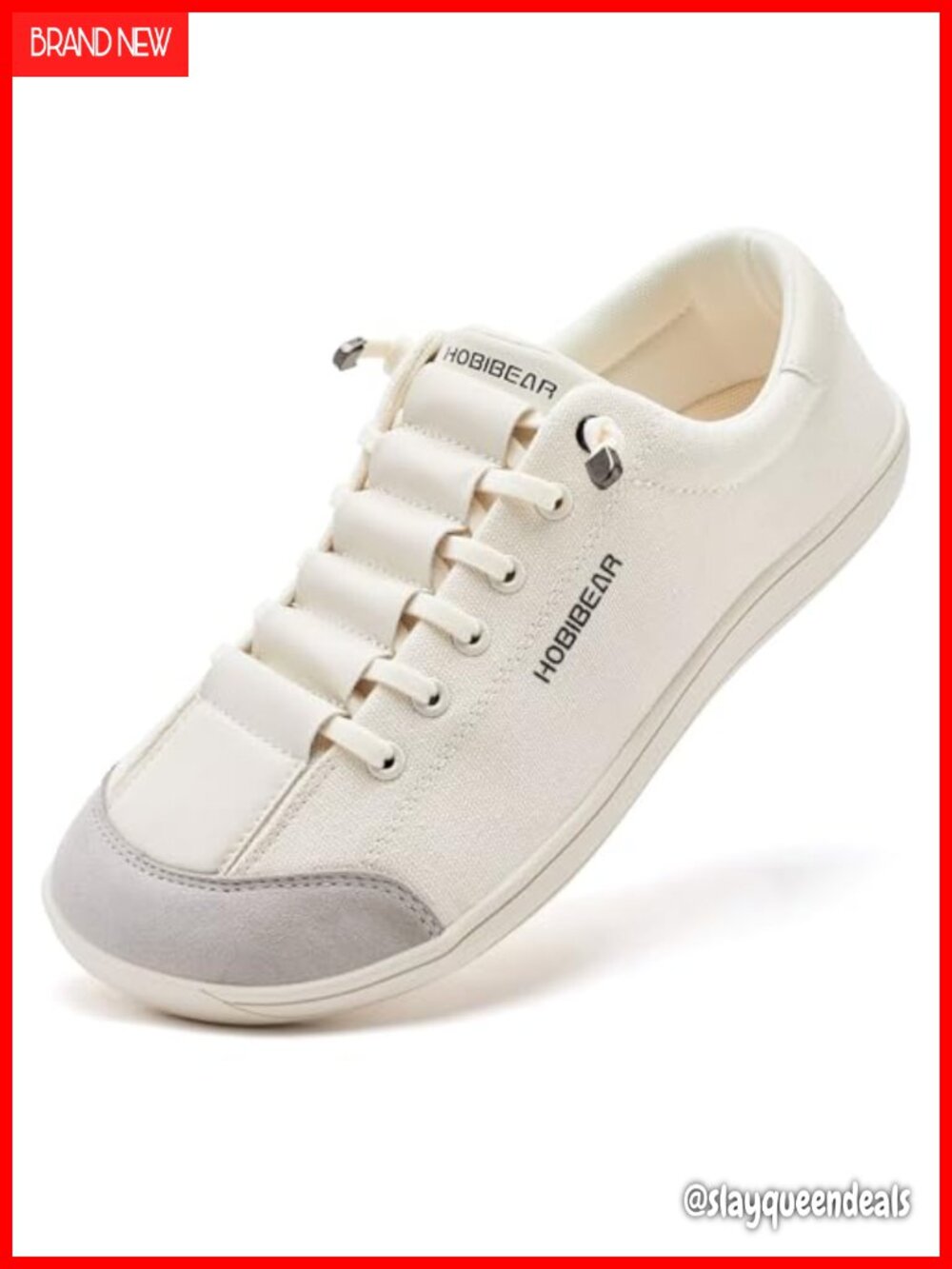 HOBIBEAR Barefoot Minimalist Shoes Canvas Slip-On Zero Drop Wide Width